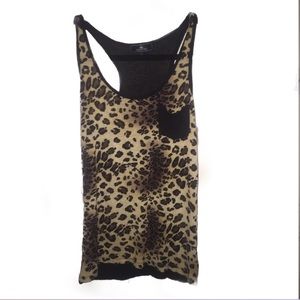 Cheetah print tank top
